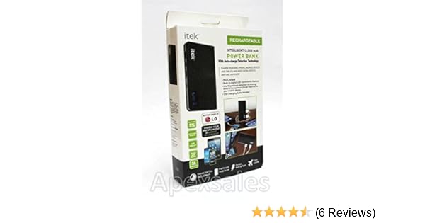 Itek Rbb041 12 000mah Lithium Polymer Power Bank Amazon In