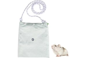 DONGKER Bolsa de unión de Sugar Glider, correa de hombro ajustable, saco de dormir para animales pequeños con agujero de ventilación para ardillas, planeadores de azúcar, hámsteres y otras mascotas pequeñas