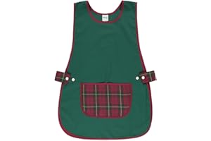 Siry Work Grembiule Scuola Infanzia, Cucina Donna, Taglia Unica, Regolabile in Vita con Due Bottoni che lo Rendono Facile da Indossare, Made in Italy, Art. Dalia