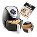 Produktbild Mediashop Power AirFryer XL DELUXE 3,2 L Heißluft Fritteuse | Easy touch Display Thermostat und Timer Backen ohne Öl | inkl Trennwandeinsatz Pizzapfanne Backeinsatz | 1350 Watt | Mediashop