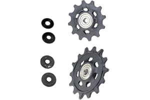 REMIXAST Set di pulegge per deragliatore posteriore, 12T+14T per Eagle 12-Speed per SRAM per XX1 X01 per GX SX componenti per bici da ciclismo