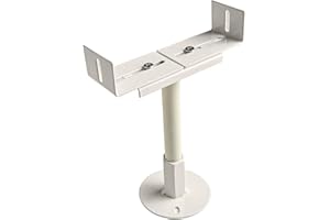 JUMPLUSHION Soportes de radiador, patas de soporte de radiador ajustables de altura de 18 a 23 cm, kit de patas de montaje en suelo de radiador, soporte de fundición de radiador de columna ajustable (2 piezas)