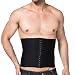 Produktbild Butterme Männer Frauen Breathable justierbare Taille Belly Abnehmen Gurt-Körper-Former Tummy Fat Burning Slimmerbelt Stahl ohne Knochen Bauch Steuer Trainer Taille Cincher (Farbe schwarz, Größe L für Taille 23.6''-27.5'')