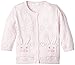 United Colors of Benetton Baby-Girls Rabbit Cardigan, Pale Pink, 6 to 9 months (Manufacturer Size: 68 cms)