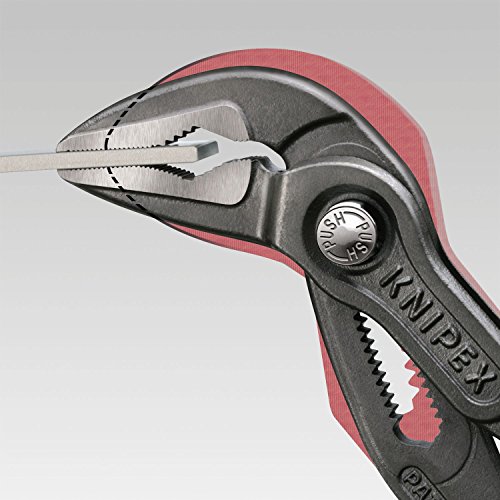 KNIPEX 87 51 250 Cobra ES, Hightech-Wasserpumpenzange in schlanker Bauweise, 250 mm - 7