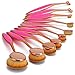 Neverland Beauty 10pcs Hit Color Rose Gold & Rose Red Toothbrush Elite Make-up Brushes Set Powder Foundation Contour with Case Box