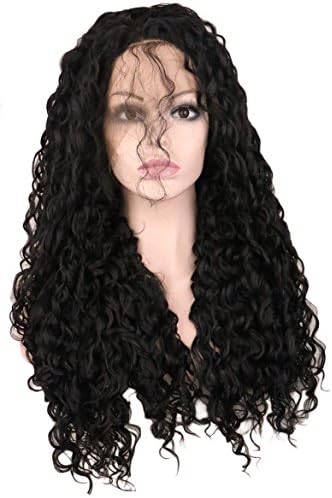 Wiged Night Explosion Of Explosive Head Black African Music Noodles Foreign Trade Hand Crochet Lace Front Wig High Fidelitystealth Performance Party Of Realistic And Natural Fashion