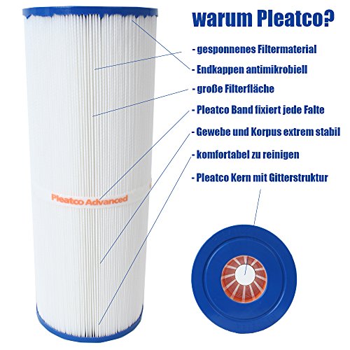 Filterkartusche Kartusche Whirlpool Filter Lamellenfilter Pleatco PWW50P3 - 3