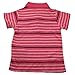 Nike Infants girls pink striped short sleeve polo shirt 6-36 months 521925 625 (9-12 Months)