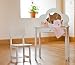 Produktbild Klassischer Schminktisch mit Stuhl für Kinder, Weiß
