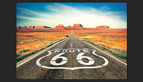 FOTOTAPETE 350×245 cm – VLIES TAPETE PREMIUM – PROFI QUALITÄT – Top moderne Wanddeko – Riesen Wandbild – Top Design Tapete – Neue exklusive Edition mit noch besser Druckauflösung – Deutsches Premium Vlies – ROUTE 66 10110903-44 - 2