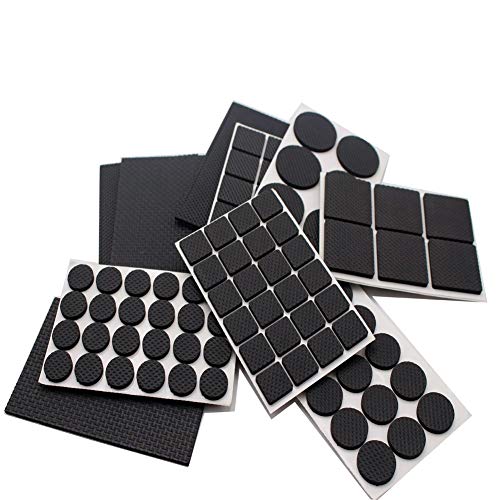 186 almohadillas de goma con diseño antideslizante para patas de