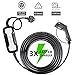 Produktbild Morec Tragbares EV Ladekabel umschaltbare Ladebox 10A Typ 1 UK 3-polig EV Ladestation Elektroauto EVSE (UK-Stecker) 2,2kw, 5m