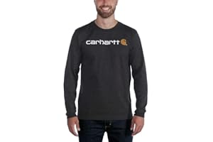 Carhartt, Men's, Relaxed Fit Heavyweight Long-Sleeve Logo Graphic T-Shirt