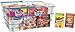 Produktbild Kaufmannsladen / Kaufladen Zubehör Mini Metallkorb prall gefüllt großes SET mit Miniaturschachteln von Lebensmittel, Süßigkeiten, Waschmittel, Torten, Eis, Pizza uvm.