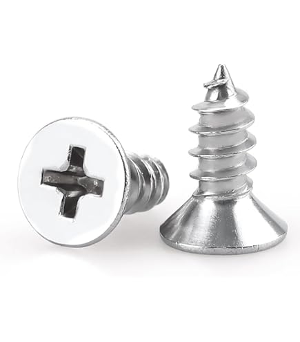 Small Parts 0204BPF188 18-8 Stainless Steel Sheet Metal Screw, Plain Finish, 82 Degrees Flat Head, Phillips Drive, Type B, #2-32 Thread Size, 1/4\" Length (Pack Of 100