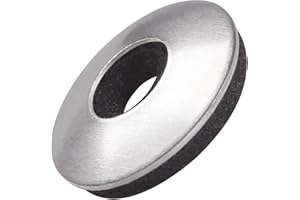 BOUMVID Rondelles d'étanchéité EPDM en Acier Inoxydable M8 x 22 mm, 20 Pièces Rondelle Neoprene, Rondelles Metal avec Joint Caoutchouc, Rondelle pour Tole Ondulée pour vis Autotaraudeuses