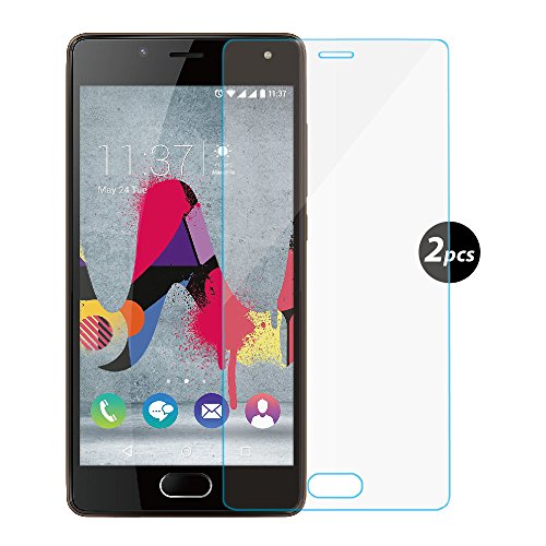(2 Pack)Wiko U Feel Lite Panzerglas - EUGO 9H Gehärtetem Glas Schutzfolie Displayschutzfolie Panzerglas für Wiko U Feel Lite