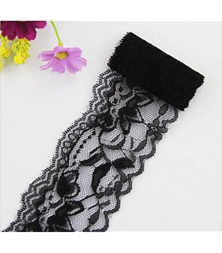 Ruban De Garniture En Dentelle, 2 Yards 9cm De Largeur Garniture En Dentelle Inélastique à