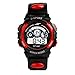 Produktbild Uhr Herren Uhren Herrenuhr Sportuhr armbanduhr herren DAY.LIN Wasserdicht Herren Jungen Digital LED Quarz Alarm Datum Sport-Armbanduhr (Rot)