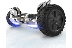 ‎RCB RCB Hoverboard 8.5" alle Gelände Hoverboards, APP Steuerfunktion, Hoverboards mit Geländewagen für alle Gelände 8.5" Hummer Integrierte LED-Bluetooth mit Leistungsstarkem Motor, Geschenk für Kinder