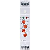 Wattive AC 220V Asymmetric Cycle Timer Relay, JJT8-S1 Multifunctional Time Relay Repeating On/Off Cyclic Delay Relay DIN Rail