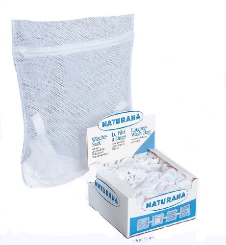 Preisvergleich Produktbild Praktisches Wäschenetz mit Reissverschluss weiss Naturana