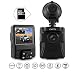 Produktbild Dashcam Autokamera Dual Lens 1080P FHD Dashcamera DVR WDR GPS G-Sensor Bewegungserkennung Schleifenaufnahme Parkmonitoring Nachtsicht (32GB Micro SD-Karte inklusive)By Ironpeas