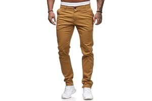 ORANDESIGNE Pantalon Chino Homme Coupe Ajustée Pantalon Chino Coupe Régulière Pantalons Décontractés Coupe Ajustée Pantalons Longs d'affaires
