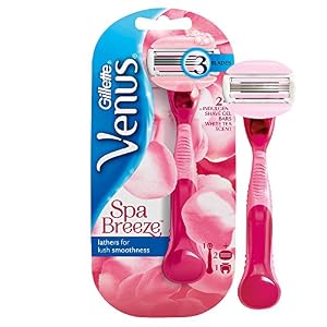 Gillette Venus Spa Breeze Women's Razor with Blade Refill and Shower Holder - Image 7