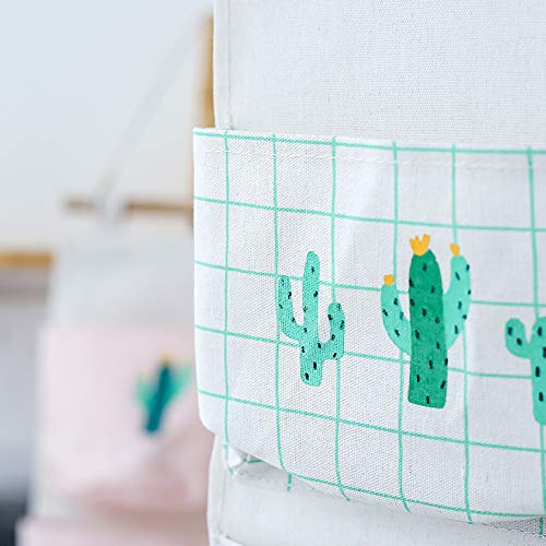 Viyo-Mignon-Cactus-Modle-Suspendus-Panier-Lin-Pochette-de-Rangement-Sac-Organisateur-avec-3-Petites-Poches-pour-la-Dcoration-de-la-Chambre-Salon