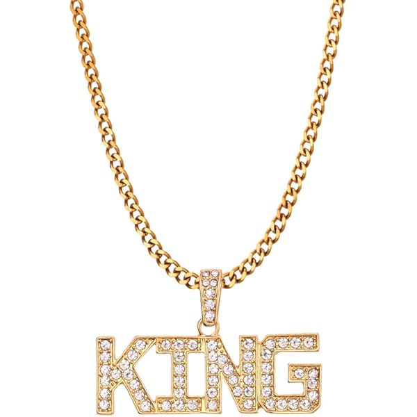 Collana Gold Finta Spessa Da Rapper | Costume Carnevale Gangster | Accessorio Anni 80/90 | Larghezza 3 Cm - Foto 4