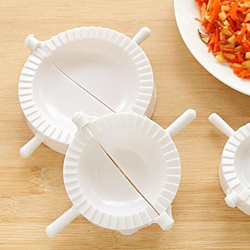 fwehfefh 3PCS DIY Dumpling Maker Mould Dough Press Samosa Empanada Jiaozi Pastry Molds