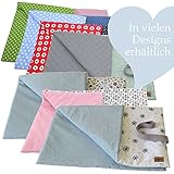 Wickelunterlage für unterwegs, Wickelauflage Wickeltuch mit Wendedesign Farbe: square mint ❤ SmukkeDesign NEU - 3