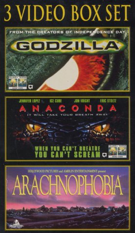Monsters - Arachnophobia/Anaconda/Godzilla (3 Video Set)