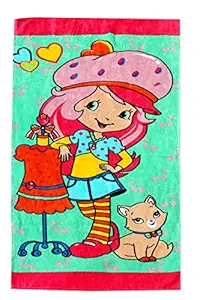 Mandhania Boys and Girls Cotton Cartoon Printed Bath Towels, Multicolour
