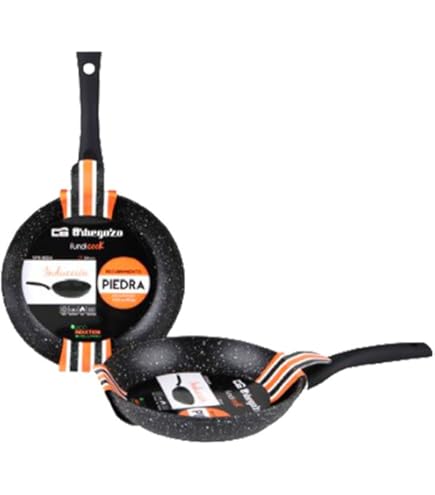 Padella Jumbo Antiaderente 32cm - Made In Italy, Fondo Rettificato, Alluminio