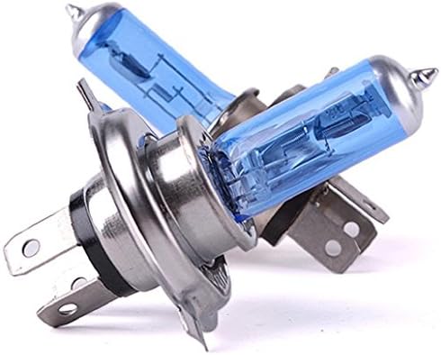 GYMNASTIKA Pair of 100W H4 Xenon Halogen Bright White Headlight Car Distance Bulb Motorcycle Light
