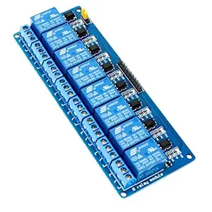 REES52 8 Channel 24V Relay Module, High and Low Level Trigger Relay Module, 8 Channel Relay Module, 24v Relay Module