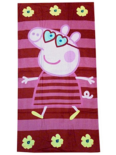 Preisvergleich Produktbild Peppa Pig BADETUCH 70x140 cm Strandtuch (nl3)