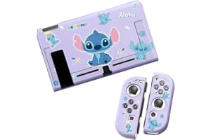 BAYINBROOK Coque Compatible avec Switch NS, Étui Switch NS Housse, Silice Durable Anti-Rayures Case Accessoires, pour Switch NS Console et Contrôleur, Fabriqué en Matériau TPU (C)