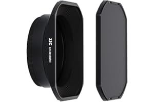 JJC Noir Pare-Soleil pour Fujifilm FinePix X100VI, X100V X100F X100T X100S X100 X70 avec Toboggan Motif Casquette – Remplace Fujifilm LH-X100