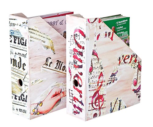 Stehsammler Zeitschriftensammler, Stehordner, Zeitschriftenbox aus Holz, von VBS - 2