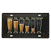 Produktbild Ipekoo Jack Daniels Metallschild Whiskey für Pub oder Bar, Vintage-Blechschild im Retro-Design, 30,5 x 15,2 cm., metall, B