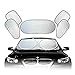 Produktbild Auto-Fenster Sun Shade 6 Stück Universal Baby Car Sunshade - 100% reflektieren Sonnenstrahlen und blockieren UV-Strahlen - Schützen Sie Kinder vor der Sonne Blendung
