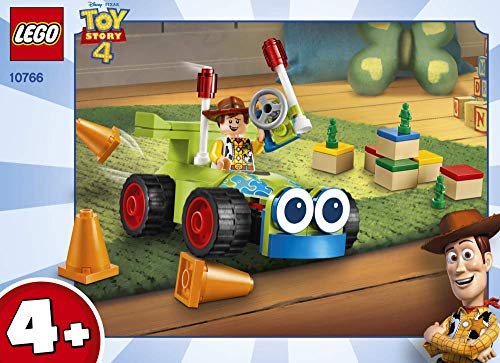 LEGO Juniors 4+ Toy Story 4 Woody e RC, Set di Costruzioni con Minifigure, 10766 9 lego Lego-Juniors-Woody-e-RC-Gioco-per-Bambini-Multicolore-191-x-141x-46-mm-10766