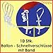 Produktbild Ballon Schnellverschlüsse mit Band 10 Stk - für Luftballons zum befüllen mit Ballongas / Helium oder Luft - Ein Produkt von Gase Dopp
