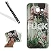 Produktbild Galaxy A3 2017 Hülle,HandyHülle für Samsung Galaxy A3 2017,Leeook Kratzfeste Scratch-Resistant Hülle TPU Case Schutzhülle Silikon Crystal Kirstall Clear Case Durchsichtig Kreative Fuck Rose Malerei Muster Transparent Weichem Silikon Schutzhülle Handy Gürtel Tasche Schutzhülle Hülle Case Cover Abdeckung Etui TPU Bumper Schale für Samsung Galaxy A3 2017 + 1 x Schwarz Eingabestift-Fuck Rose