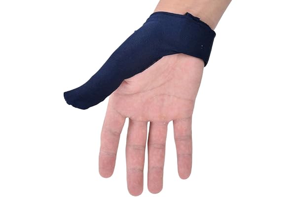 Bowlinghandschuhe Bowling Thumb Saver Griffschutzhandschuh für Bowling Ballsportarten(Blau)