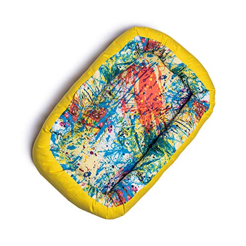 Nido para bebes nest reductor protector cuna para cama desenfundable Edad 0 a 6 meses Cuna viaje portátil Fabricado en España Varios Modelos Tamaño único (Pollock)